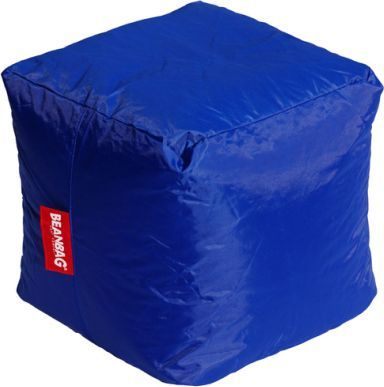 Tmavě modrý sedací vak BeanBag Cube