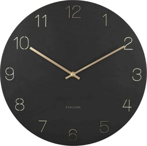 Karlsson 5762BK designové nástěnné hodiny