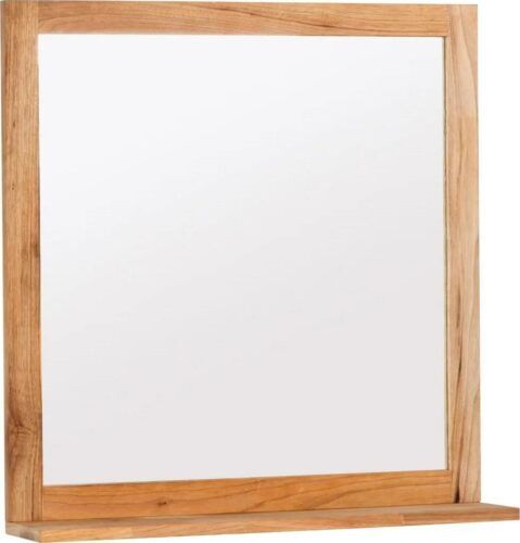Zrcadlo s poličkou Naturel Home 60x61