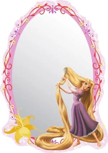 AG Art Samolepicí dětské zrcadlo Rapunzel Princezna