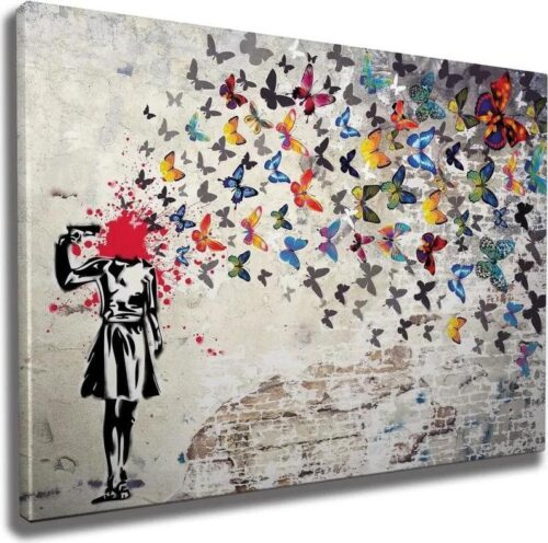 Obraz na plátně Butterfly dead