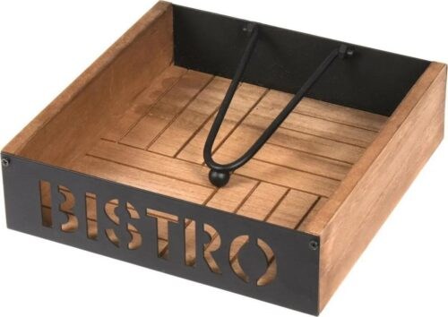 EH Dřevěný box na ubrousky BISTRO